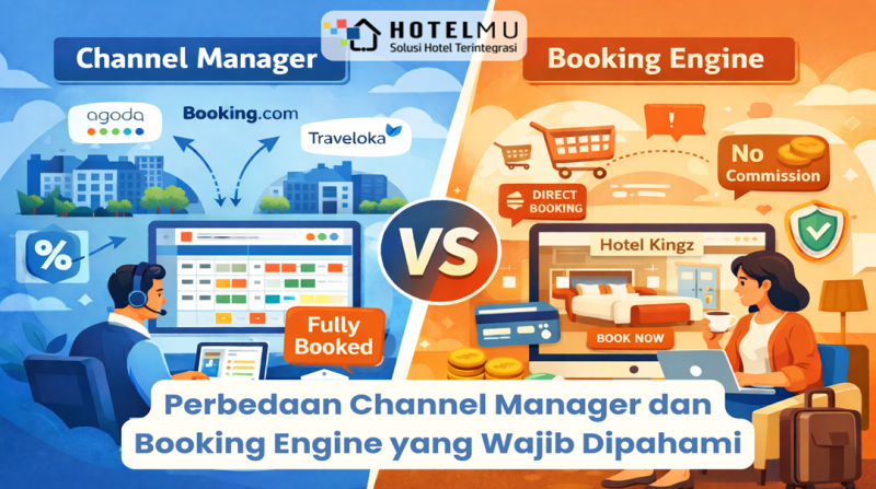 Perbedaan Channel Manager dan Booking Engine yang Wajib Dipahami